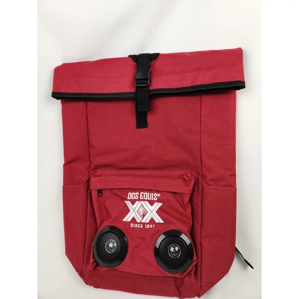 NEW Dos Equis Insulated Cooler Backpack Hiking Beer‎ Built-in Bluetooth Speakers